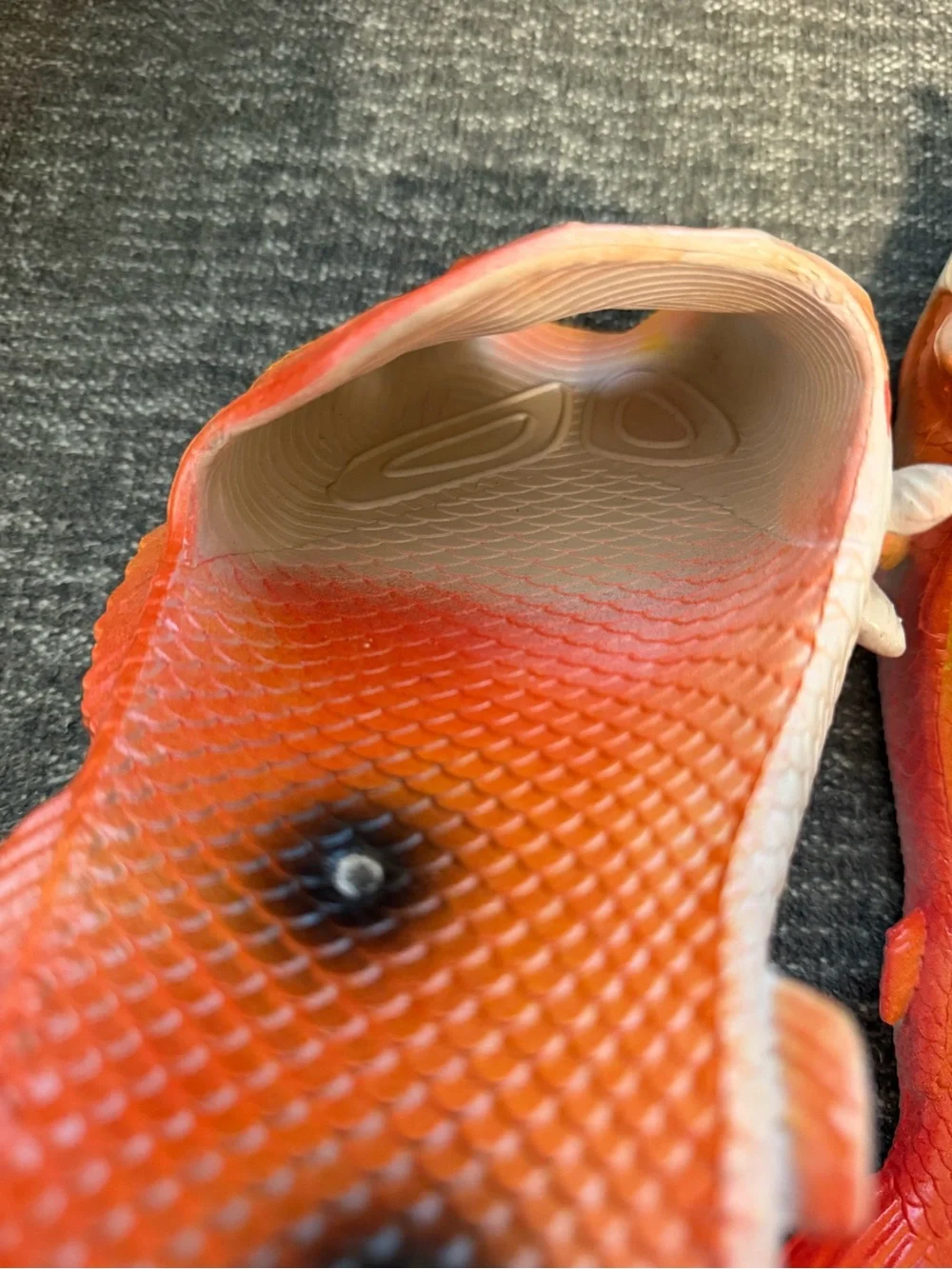 Men’s Orange Fish Slide on Sandals